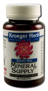 Kroeger Herb Products Mineral Supply 80 tablets-UNAVAILABLE