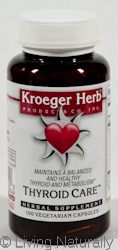 Kroeger Herb Products Thyroid Care 100 vegicap