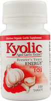 Kyolic A.G.E Formula 101 Energy w/Gaba B1 B6 B12 100 tabs