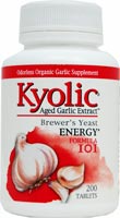 Kyolic A.G.E Formula 101 Energy w/Gaba B1 B6 B12 200 tabs