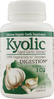 Kyolic A.G.E Formula 102 w/Ginger, Glucanese, Protease, Lipase 100 caps