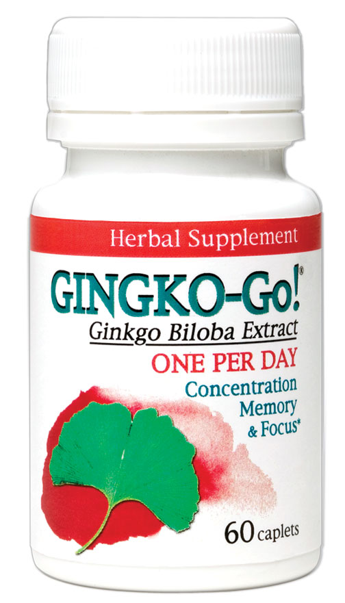 Kyolic Ginkgo-Go! Ginkgo Biloba Extract 120mg 60cap (NEW NAME;BRAIN FOCUS)