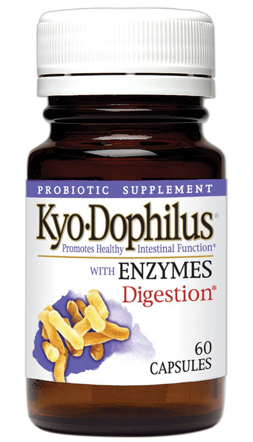Kyolic Kyo-Dophilus w/Enzymes (Heat Stable Probiotic) 60 caps