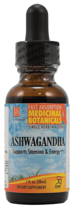 L A Naturals - Ashwagandha Organic 1 oz