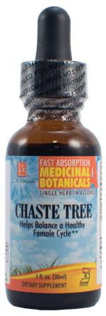 L A Naturals - Chaste Tree Berry Organic 1 oz