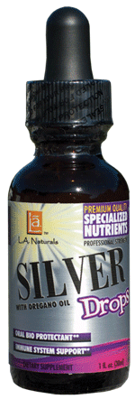 L A Naturals - Colloidal Silver Drops 1 oz