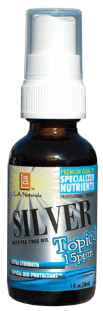 L A Naturals - Colloidal Silver Topical Herbal Spray 1 oz