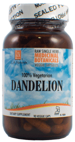 L A Naturals - Dandelion Raw Herb 90 vgc