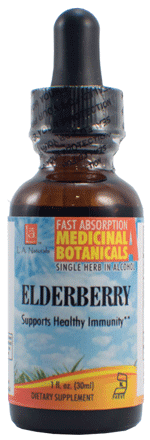 L A Naturals - Elderberry Organic 1 oz