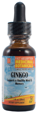 L A Naturals - Ginkgo WildCrafted 1 oz