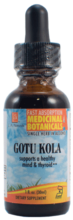 L A Naturals - Gotu Kola Organic 1 oz