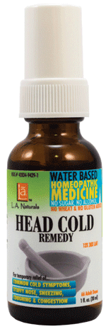 L A Naturals - Head Cold Remedy 1 oz
