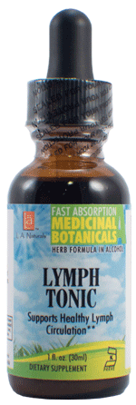 L A Naturals - Lymph Tonic 1 oz