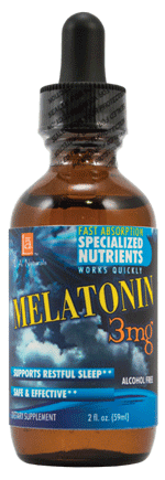 L A Naturals - Melatonin 3 mg 2 oz
