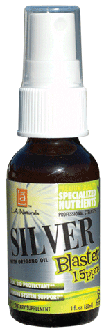 L A Naturals - Silver Blaster Oral Spray Plus Oregano 1 oz