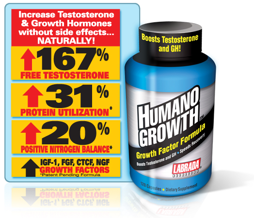 Labrada Nutrition - Humanogrowth 120 Caps    TEMPORARILY UNAVAILABLE