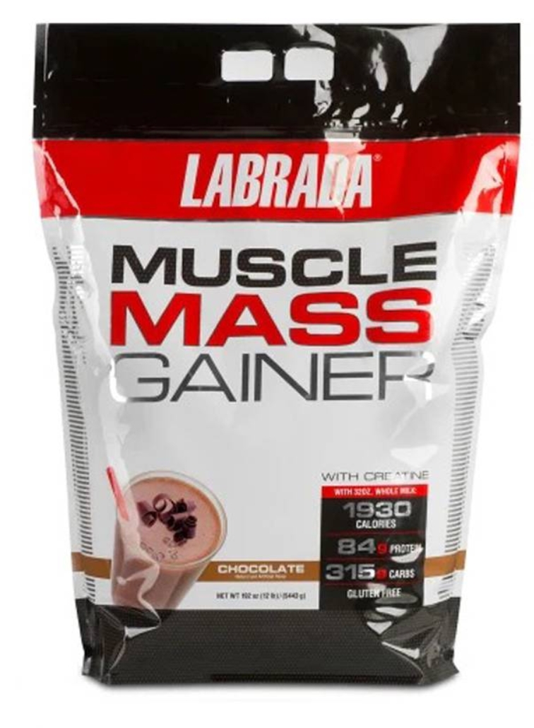 Labrada Nutrition - Muscle Mass Gainer Choc 12Lb