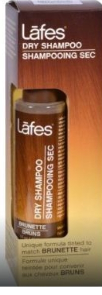 Lafes Dry Shampoo,Natural,Brunett 4 ct