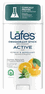 Lafes Natural Twist Stick Deodorant Active Citrus + Bergamont 2.25 oz