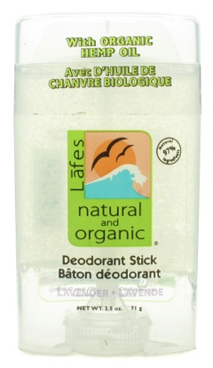 Lafes Natural Twist Stick Deodorant Lavender 2.5 oz
