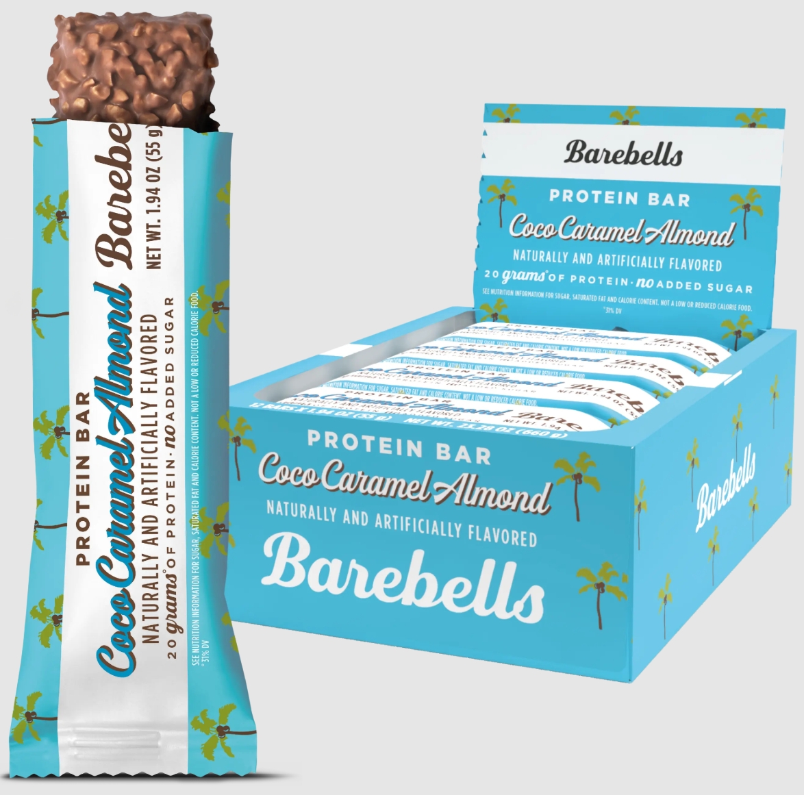 Barebells Functional Foods Soft Protein Bar Coco Caramel Almond 12 Bars