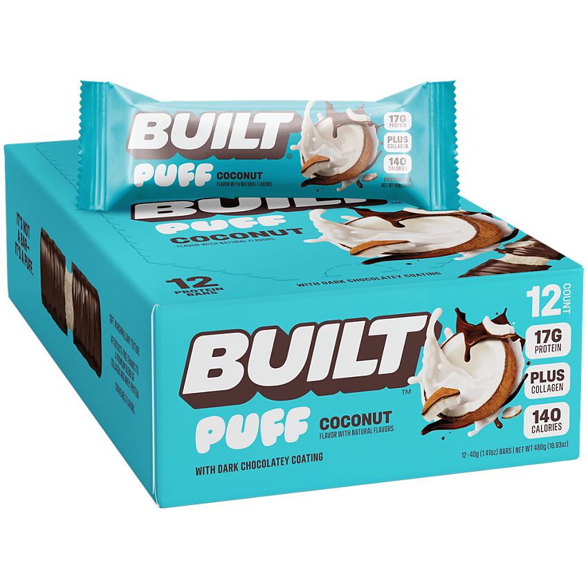 Built PUFF Coconut Protein 12/Bars 