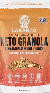 Lakanto Granola Cinn Almnd 11Oz