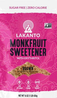 Lakanto Sweetener Brown Monkfruit 16Oz
