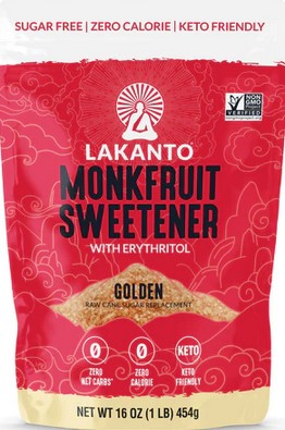 Lakanto Sweetener Golden Sugar Free 16 oz