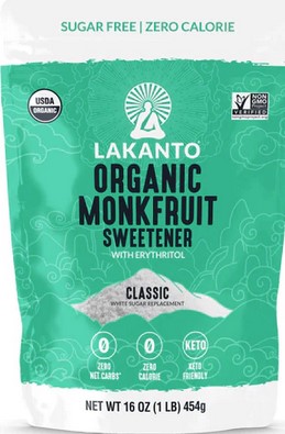 Lakanto Sweetener Organic Monk Fruit 16 oz