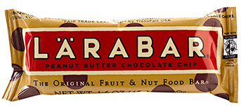 Larabar NUTRITIONAL BAR Peanut Butter Chocolate Chip 1.7 OZ 16/Box