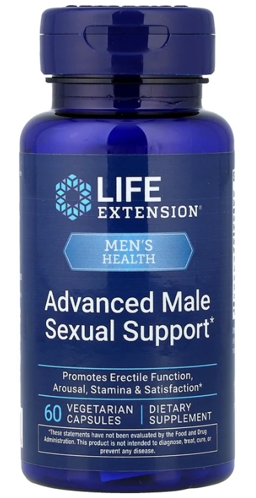 Life Extension - Advanced Male Sexual Support 60 Vegetarian Capsules