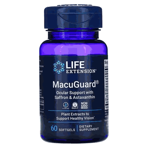 Life Extension - MacuGuard Ocular Support Plus Astaxanthin Softgels, 60 Count