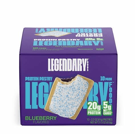 Legendary Foods Toaster Tasty Pastry Blueberry 10 Pack
