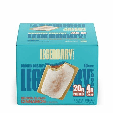 Legendary Foods Toaster Tasty Pastry Brown Sugar Cinnamon 10 Pack