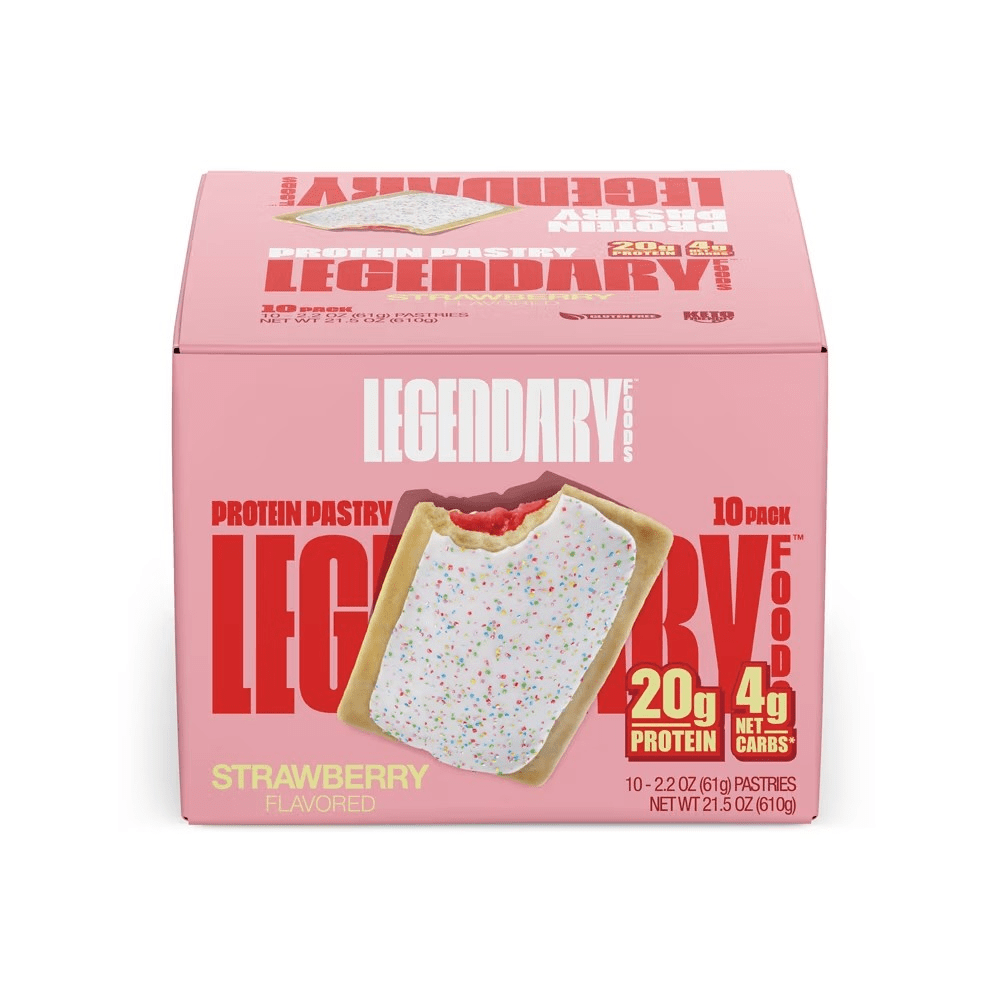 Legendary Foods Toaster Tasty Pastry Strawberry 10 Pack