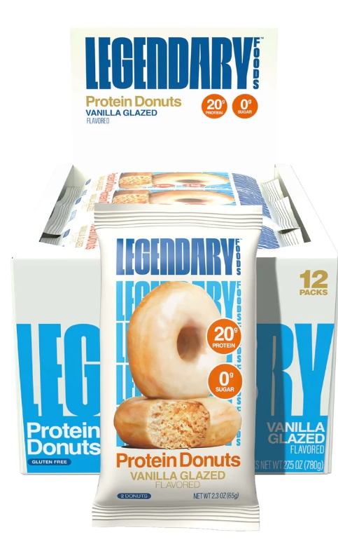 Legendary Protein Donuts Vanilla Glaze 12 pk