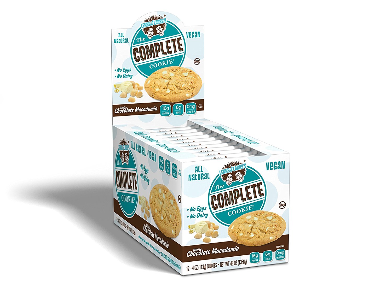 Lenny & Larry Complete Cookie White Chocolate Macadamia 12 Box