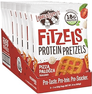Lenny & Larry Fitzels Protein Pretzels Box of 8 bags Pizza Palooza Flavored 