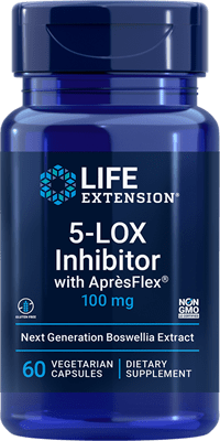 Life Extension -  5-LOX Inhibitor with AprsFlex 100 mg, 60 vegetarian capsules