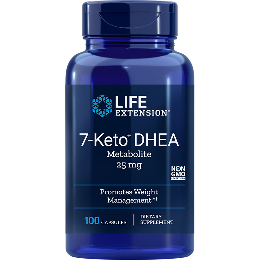 Life Extension -  7-Keto DHEA 25 mg, 100 capsules