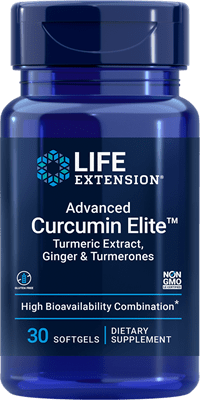 Life Extension - Advanced Curcumin Elite Turmeric Extract, Ginger & Turmerones 30 softgels