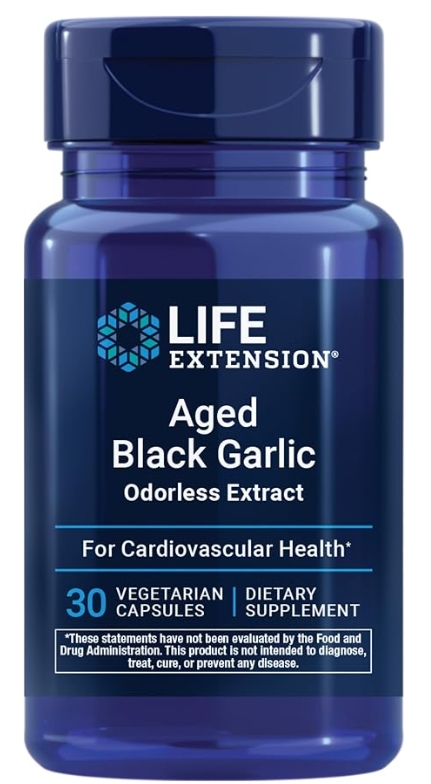 Life Extension - Aged Black Garlic Odorless Extract 30 Vegi Caps