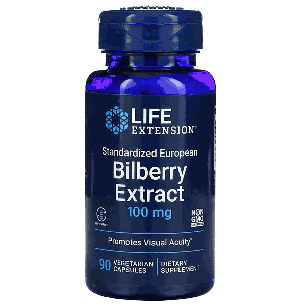 Life Extension - Bilberry Extract 100 Mg 90 Veggie Capsules