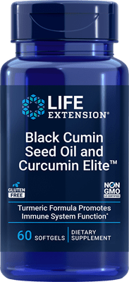 Life Extension - Black Cumin Seed Oil and Curcumin Elite  60 softgels