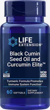 Life Extension -  Black Cumin Seed Oil with Bio-Curcumin 60 softgels