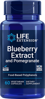 Life Extension -  Blueberry Extract with Pomegranate 60 vegetarian capsules