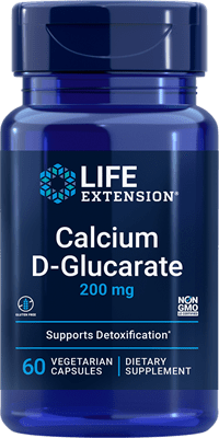 Life Extension -  Calcium D-Glucarate 200 mg, 60 vegetarian capsules