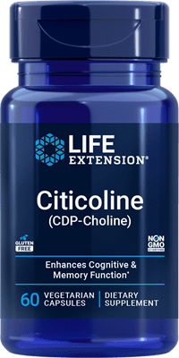 Life Extension -  Cognizin CDP-Choline Caps 250 mg, 60 vegcaps     TEMPORARILY UNAVAILABLE  