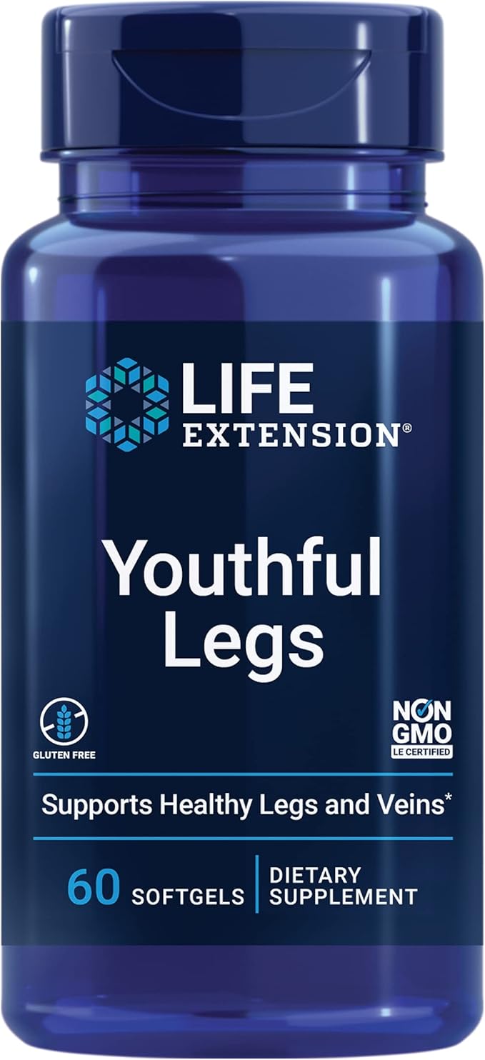 Life Extension -  European Leg Solution*NEW NAME*Youthful Legs 60 sgel